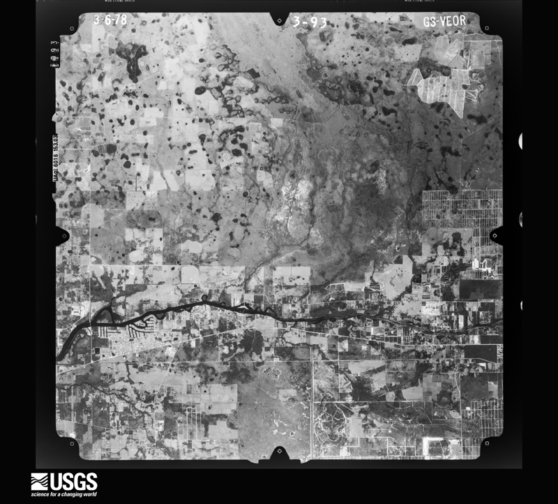 U.S. Geological Survey aerial photograph, 1978-03-06, scale 1:80000