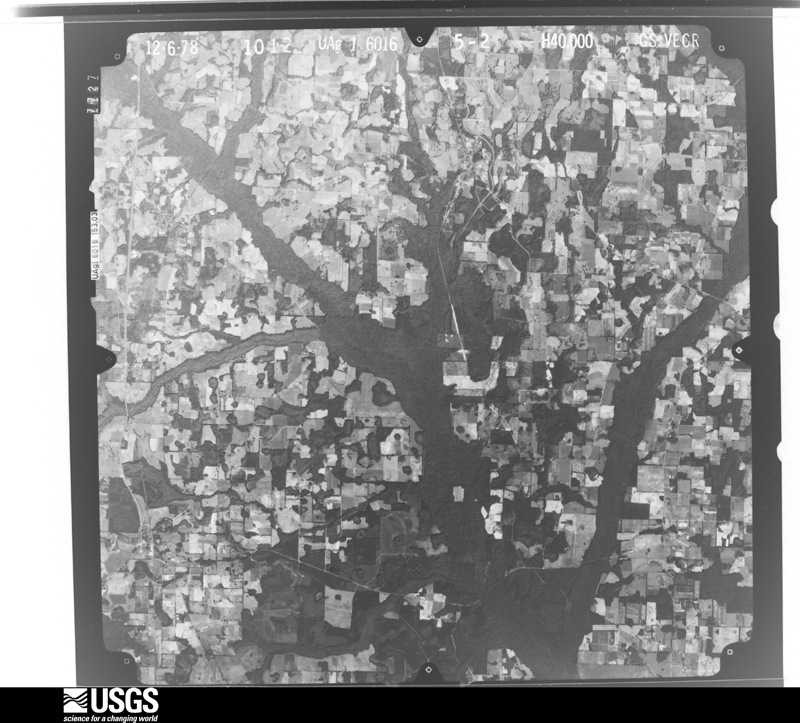 U.S. Geological Survey aerial photograph, 1978-12-06, scale 1:80000