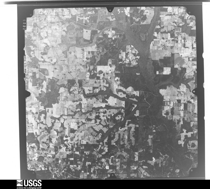 U.S. Geological Survey aerial photograph, 1978-12-06, scale 1:80000