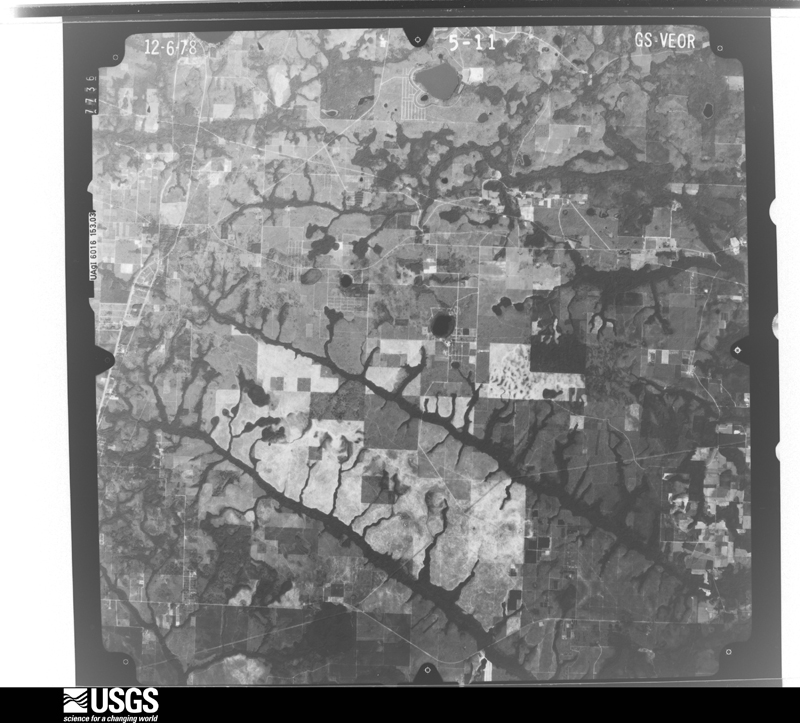U.S. Geological Survey aerial photograph, 1978-12-06, scale 1:80000