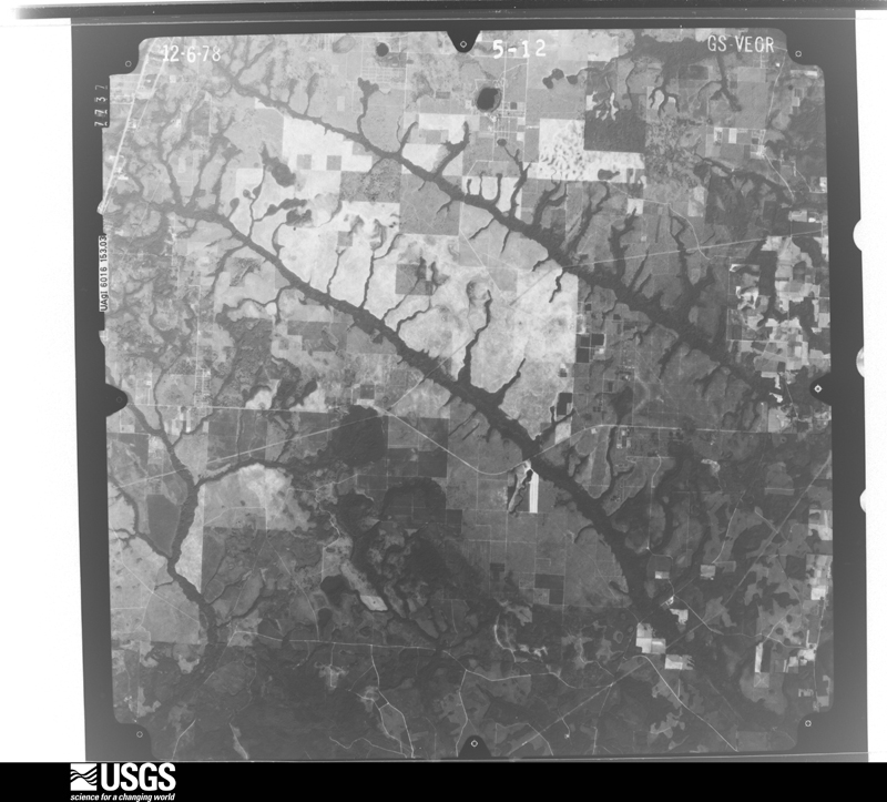 U.S. Geological Survey aerial photograph, 1978-12-06, scale 1:80000