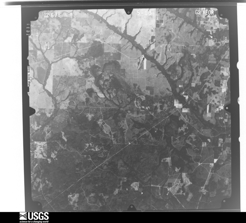 U.S. Geological Survey aerial photograph, 1978-12-06, scale 1:80000
