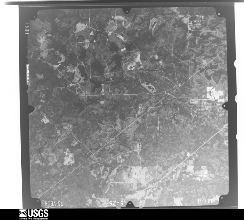 U.S. Geological Survey aerial photograph, 1978-12-06, scale 1:80000