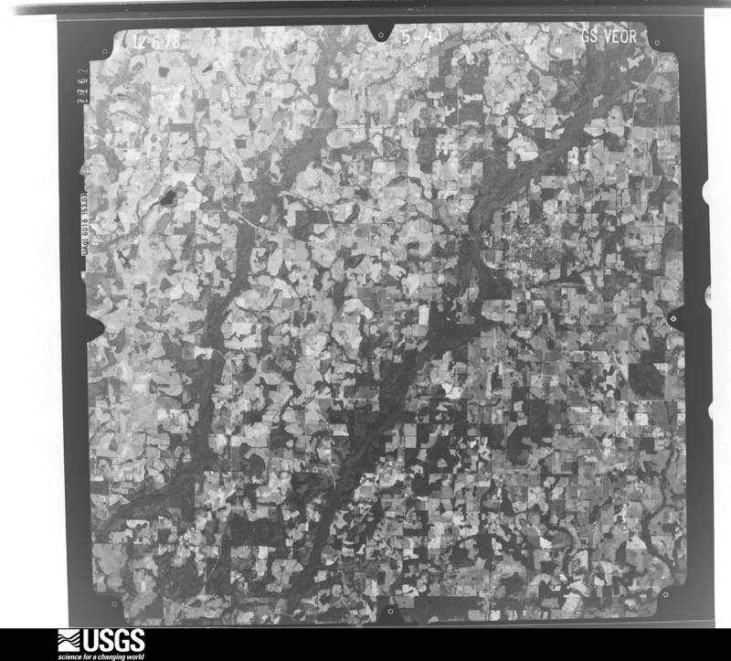 U.S. Geological Survey aerial photograph, 1978-12-06, scale 1:80000