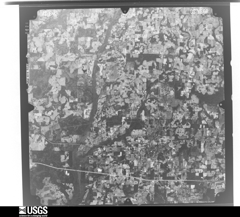 U.S. Geological Survey aerial photograph, 1978-12-06, scale 1:80000