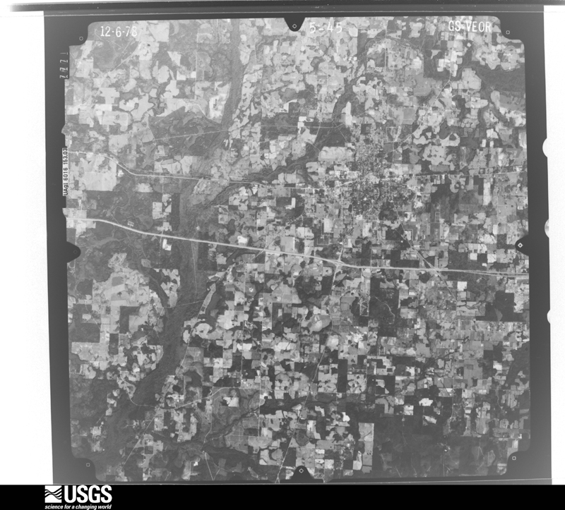 U.S. Geological Survey aerial photograph, 1978-12-06, scale 1:80000