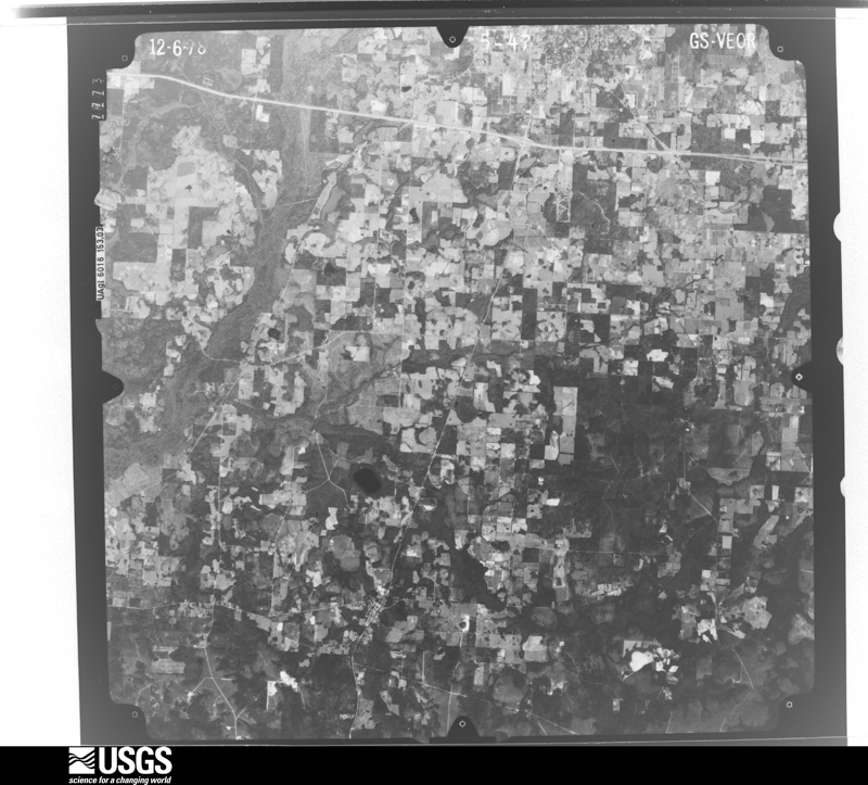 U.S. Geological Survey aerial photograph, 1978-12-06, scale 1:80000