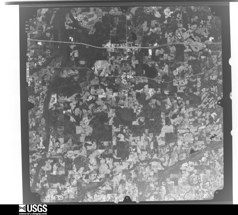 U.S. Geological Survey aerial photograph, 1978-12-06, scale 1:80000