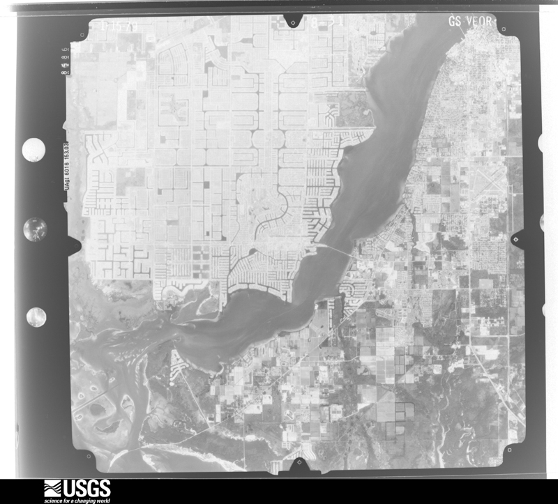 U.S. Geological Survey aerial photograph, 1979-01-15, scale 1:80000