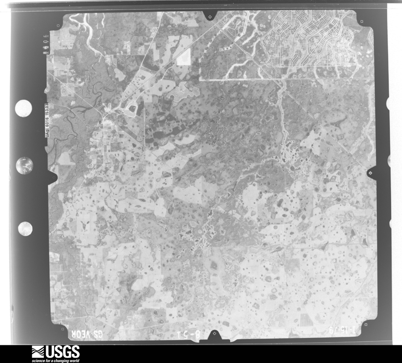 U.S. Geological Survey aerial photograph, 1979-01-15, scale 1:80000