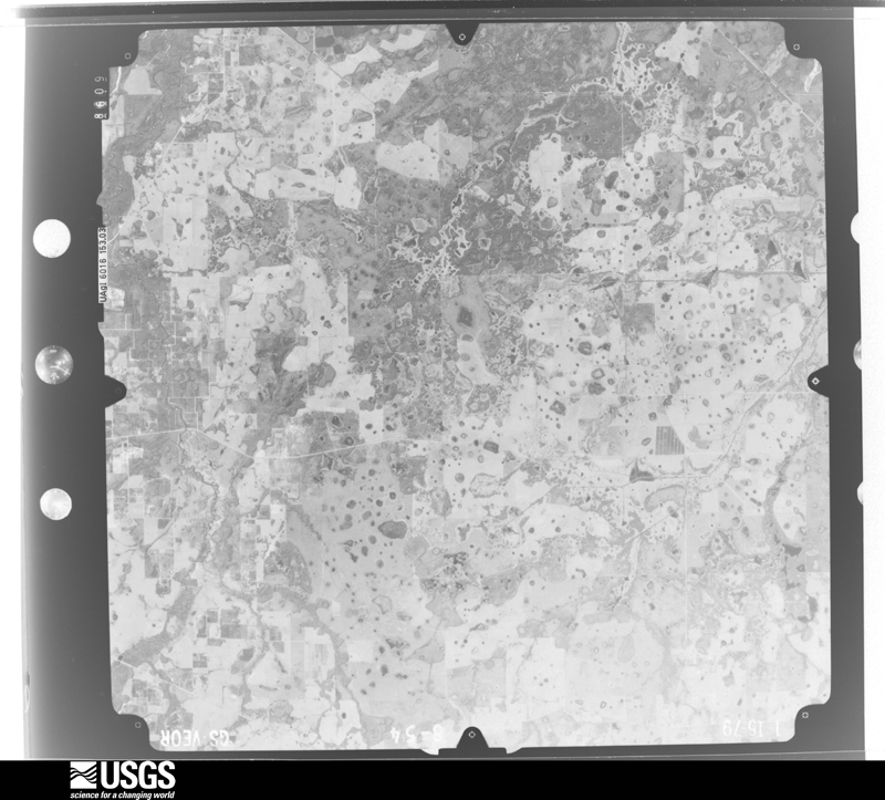 U.S. Geological Survey aerial photograph, 1979-01-15, scale 1:80000