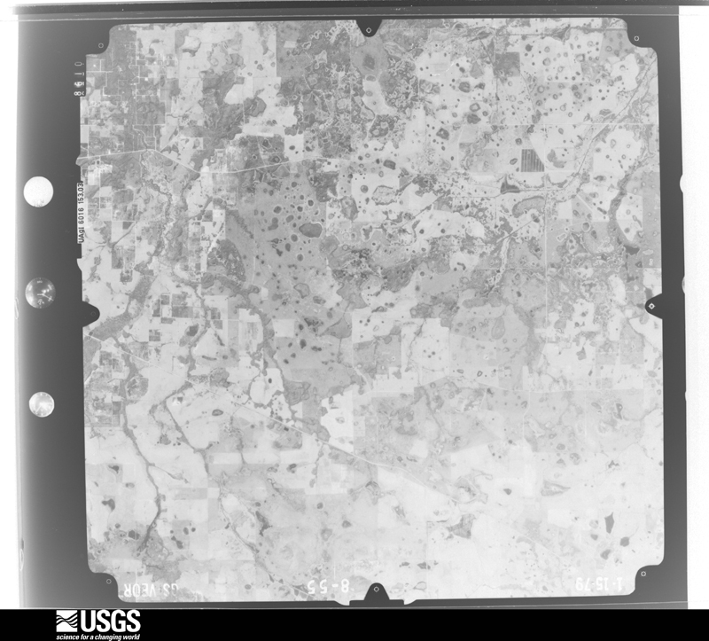 U.S. Geological Survey aerial photograph, 1979-01-15, scale 1:80000