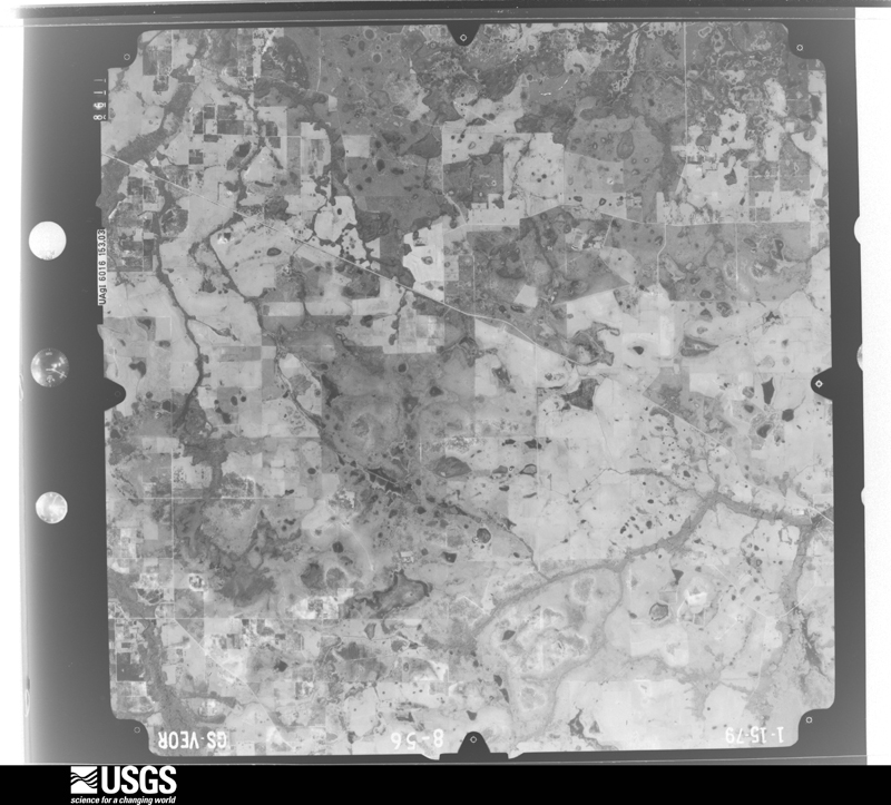 U.S. Geological Survey aerial photograph, 1979-01-15, scale 1:80000
