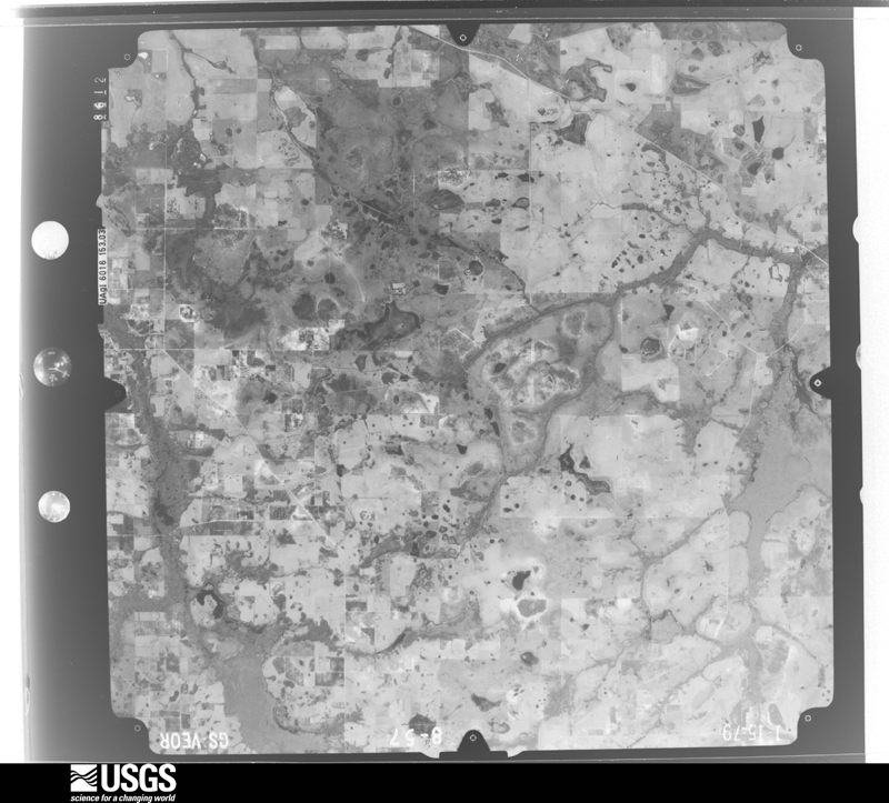 U.S. Geological Survey aerial photograph, 1979-01-15, scale 1:80000