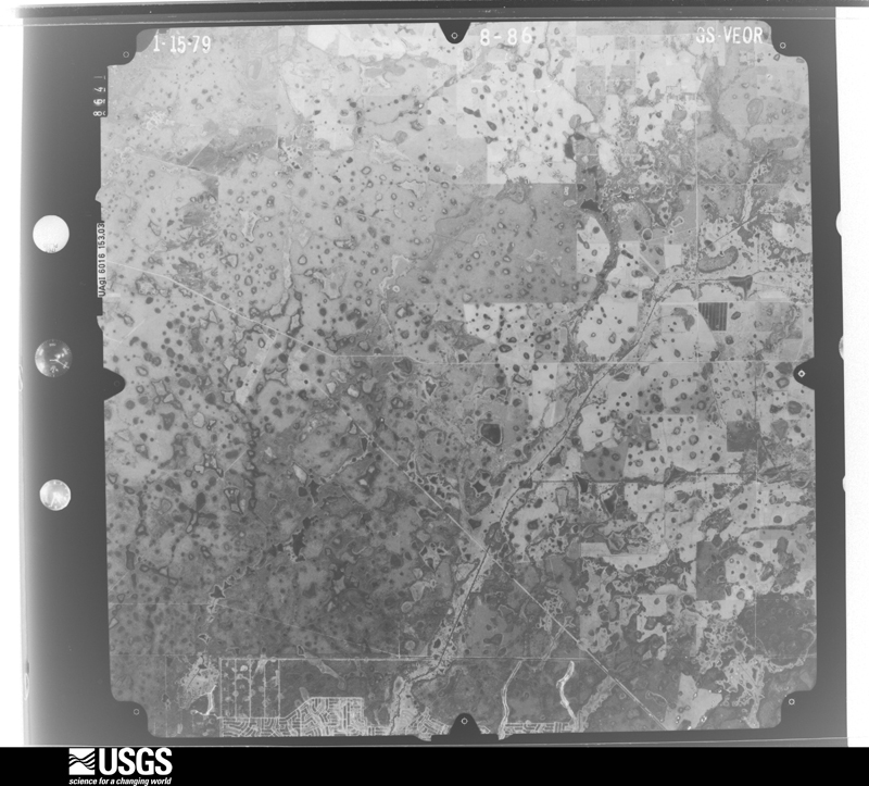 U.S. Geological Survey aerial photograph, 1979-01-15, scale 1:80000