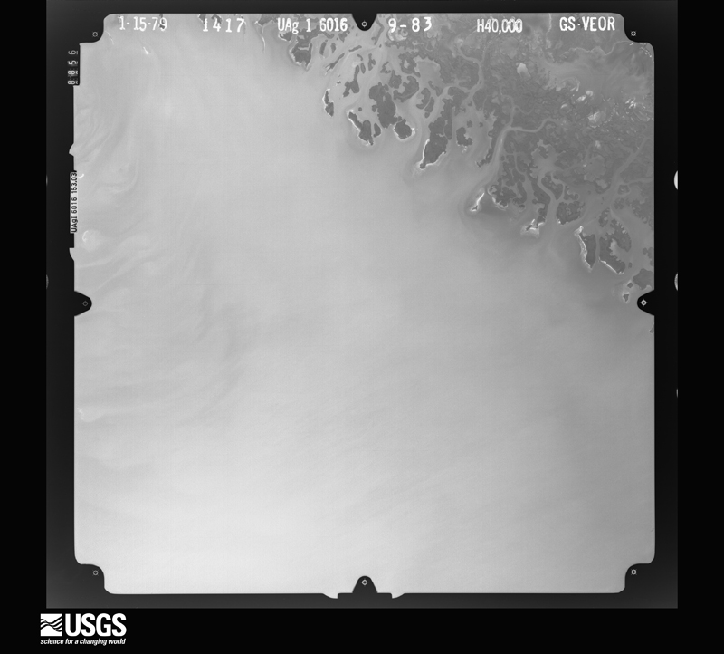 U.S. Geological Survey aerial photograph, 1979-01-15, scale 1:80000