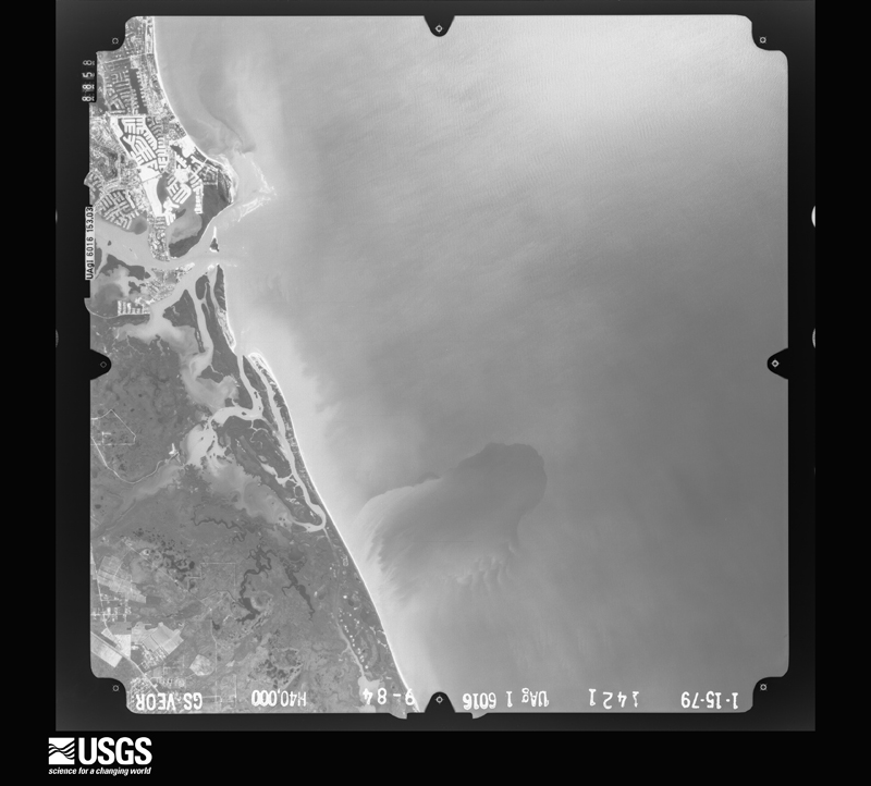 U.S. Geological Survey aerial photograph, 1979-01-15, scale 1:80000