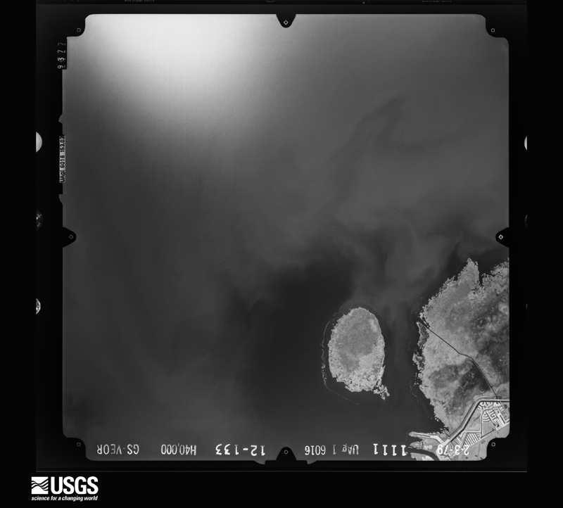 U.S. Geological Survey aerial photograph, 1979-02-03, scale 1:80000