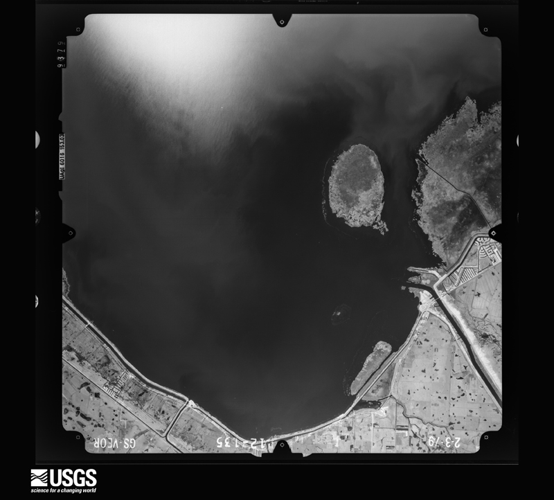 U.S. Geological Survey aerial photograph, 1979-02-03, scale 1:80000