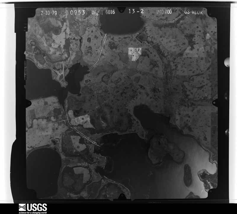 U.S. Geological Survey aerial photograph, 1979-02-10, scale 1:80000