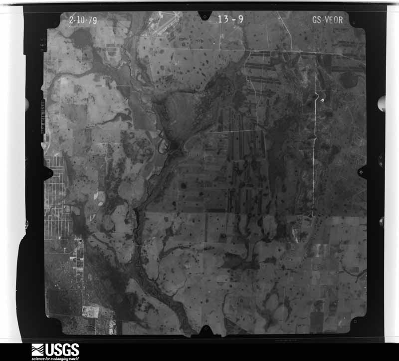 U.S. Geological Survey aerial photograph, 1979-02-10, scale 1:80000