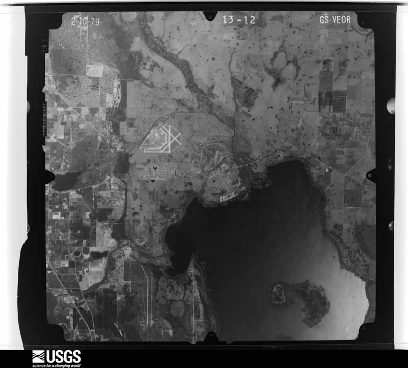 U.S. Geological Survey aerial photograph, 1979-02-10, scale 1:80000