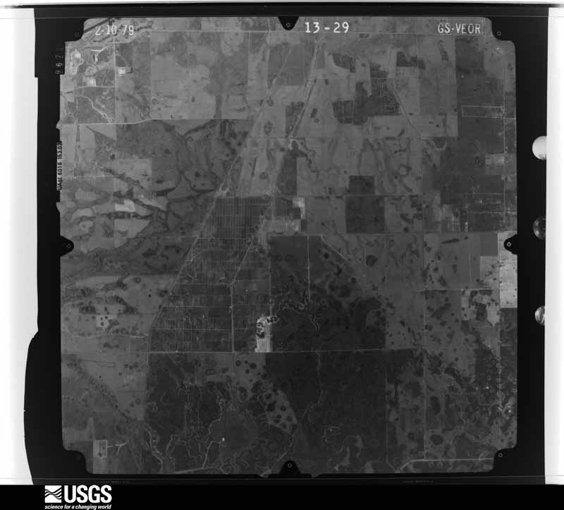 U.S. Geological Survey aerial photograph, 1979-02-10, scale 1:80000