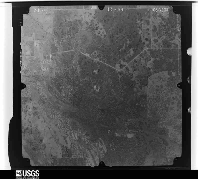 U.S. Geological Survey aerial photograph, 1979-02-10, scale 1:80000