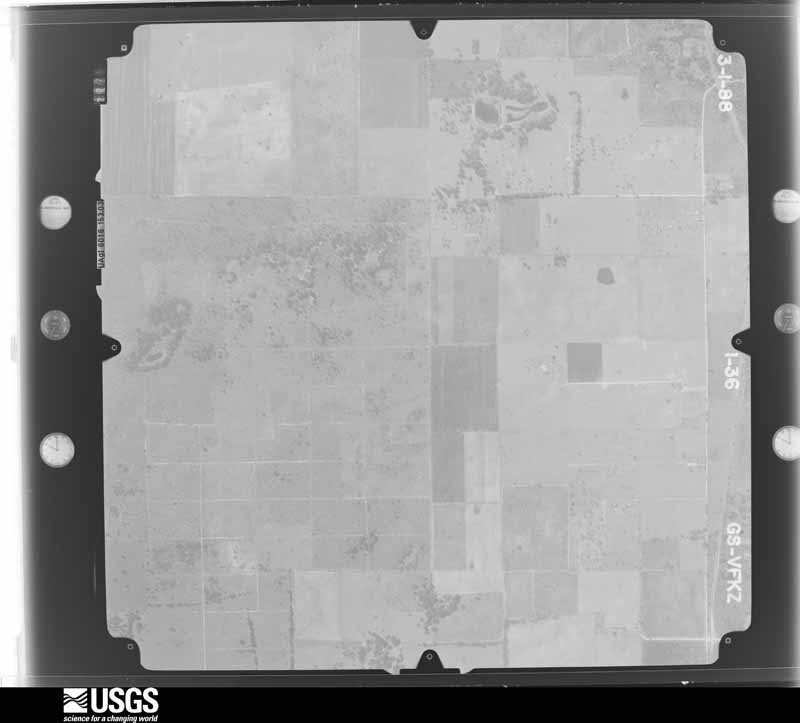 U.S. Geological Survey aerial photograph, 1988-03-01, scale 1:16000