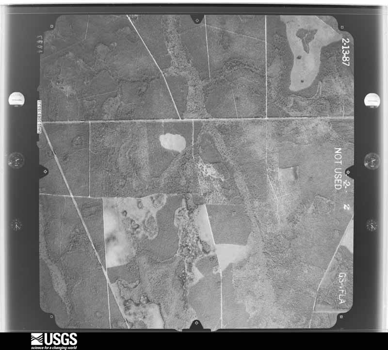 U.S. Geological Survey aerial photograph, 1987-02-13, scale 1:15000