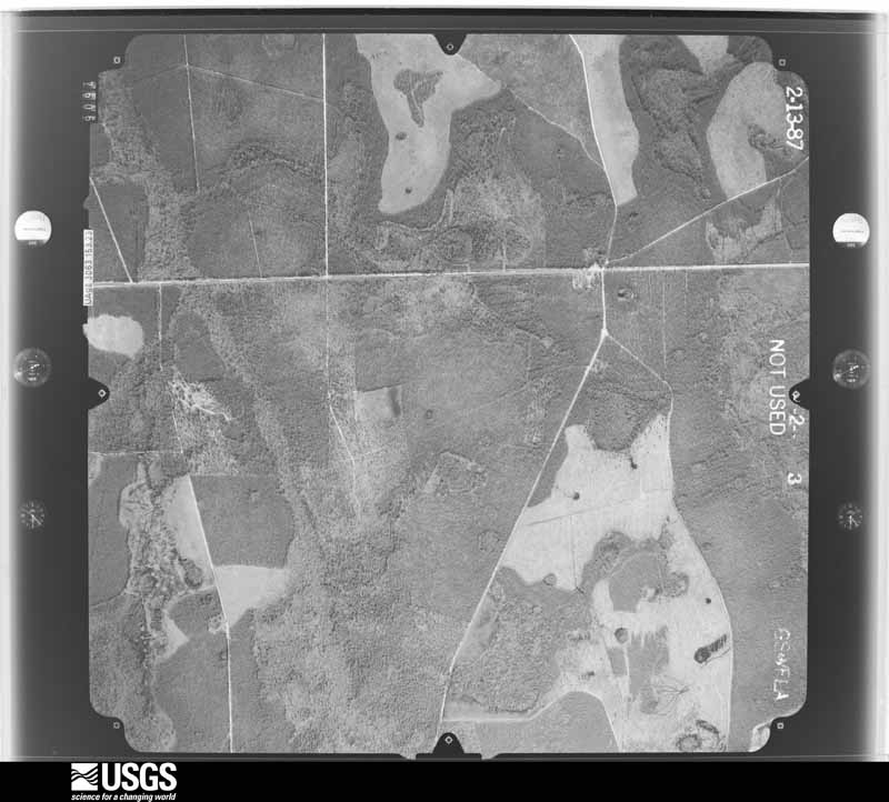 U.S. Geological Survey aerial photograph, 1987-02-13, scale 1:15000