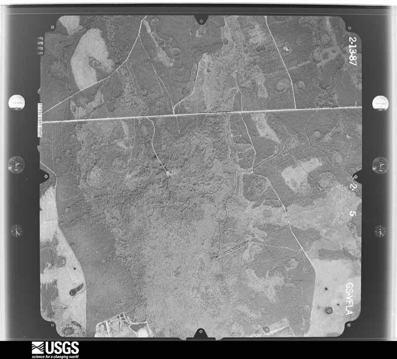 U.S. Geological Survey aerial photograph, 1987-02-13, scale 1:15000