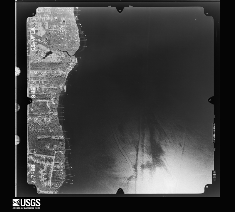 U.S. Geological Survey aerial photograph, 1988-03-07, scale 1:15000