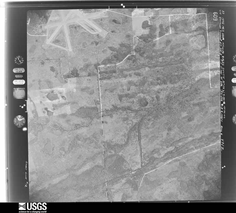 U.S. Geological Survey aerial photograph, 1958-02-14, scale 1:18000