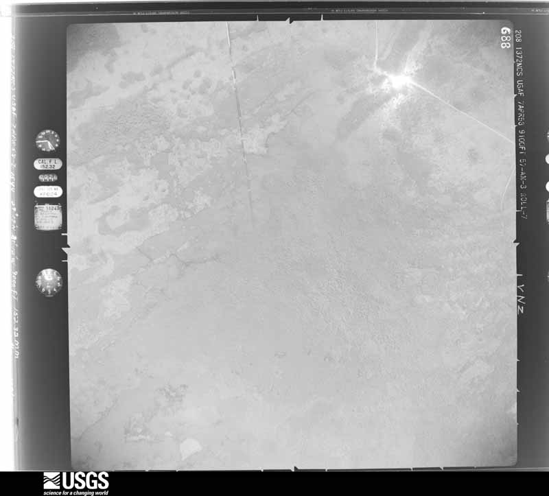 U.S. Geological Survey aerial photograph, 1958-04-07, scale 1:18000