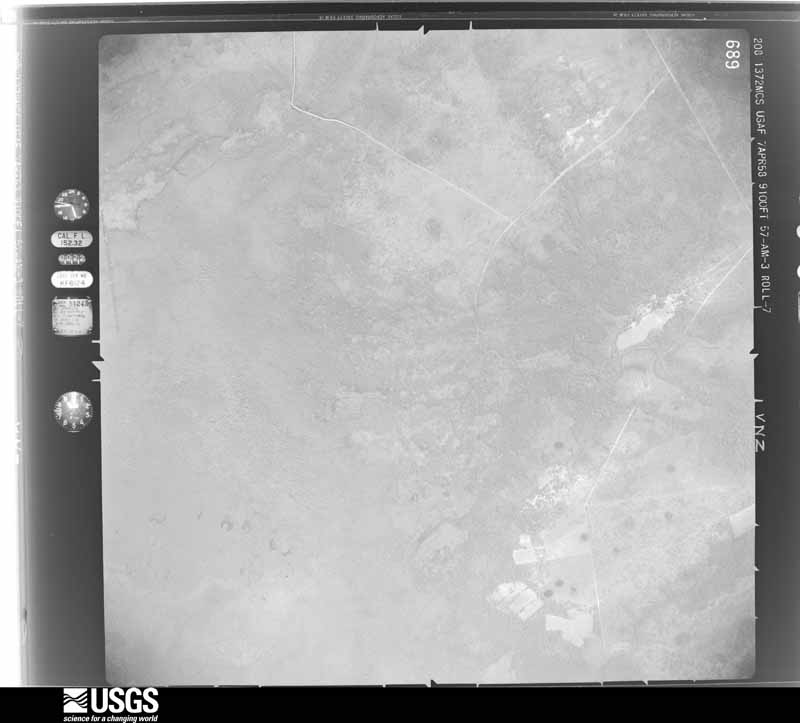 U.S. Geological Survey aerial photograph, 1958-04-07, scale 1:18000