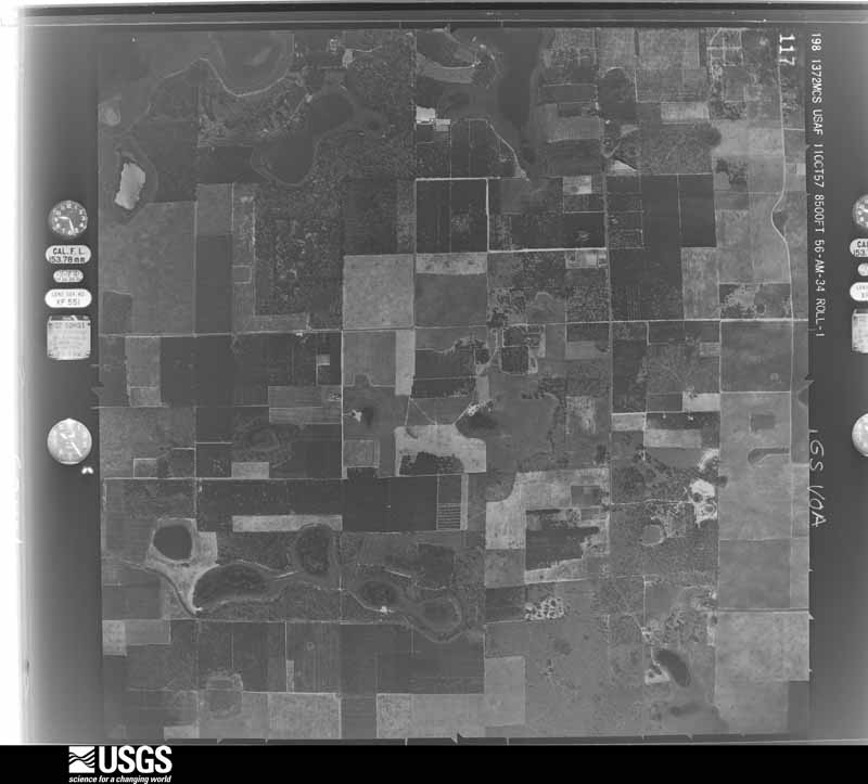 U.S. Geological Survey aerial photograph, 1957-10-11, scale 1:17000