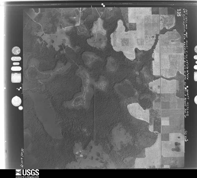 U.S. Geological Survey aerial photograph, 1957-11-01, scale 1:17000
