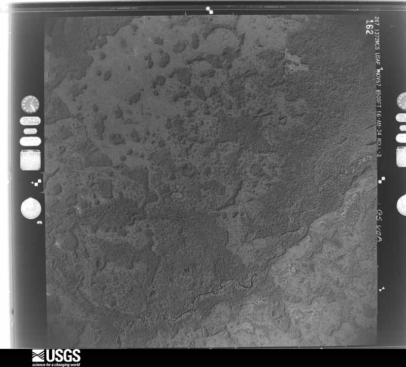 U.S. Geological Survey aerial photograph, 1957-11-01, scale 1:17000