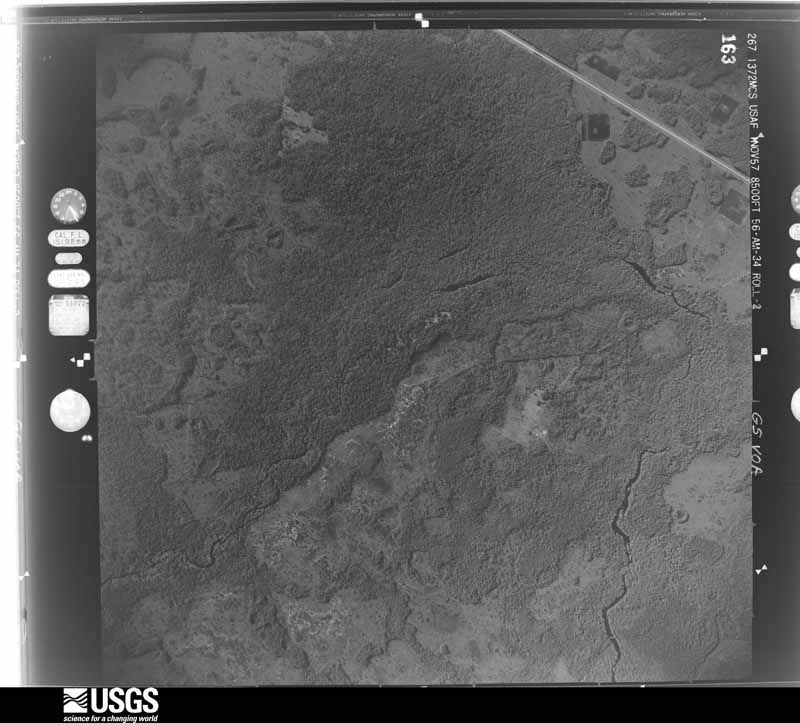 U.S. Geological Survey aerial photograph, 1957-11-01, scale 1:17000