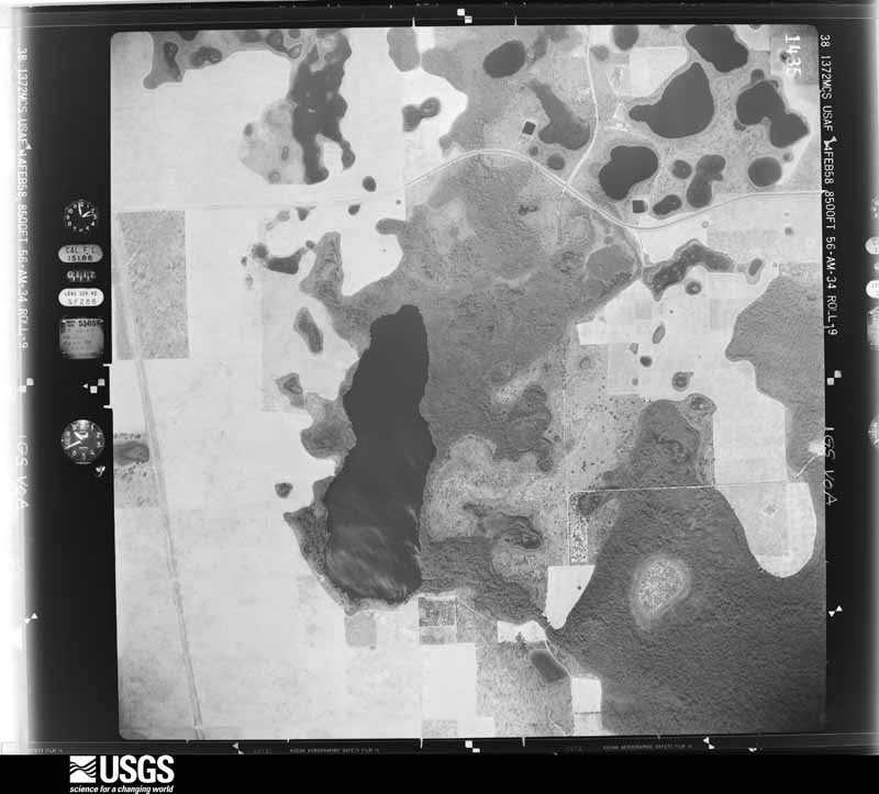 U.S. Geological Survey aerial photograph, 1958-02-14, scale 1:17000