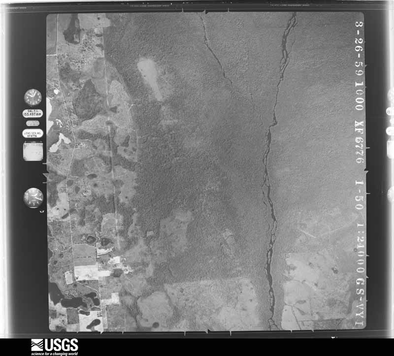 U.S. Geological Survey aerial photograph, 1959-03-26, scale 1:24000