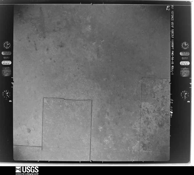 U.S. Geological Survey aerial photograph, 1957-12-05, scale 1:23600
