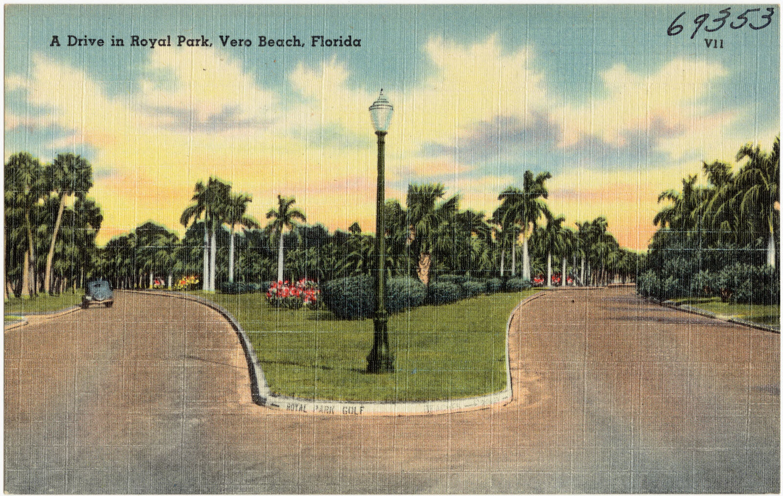 A drive in royal park, Vero Beach, Florida, Boston Public Library - undated