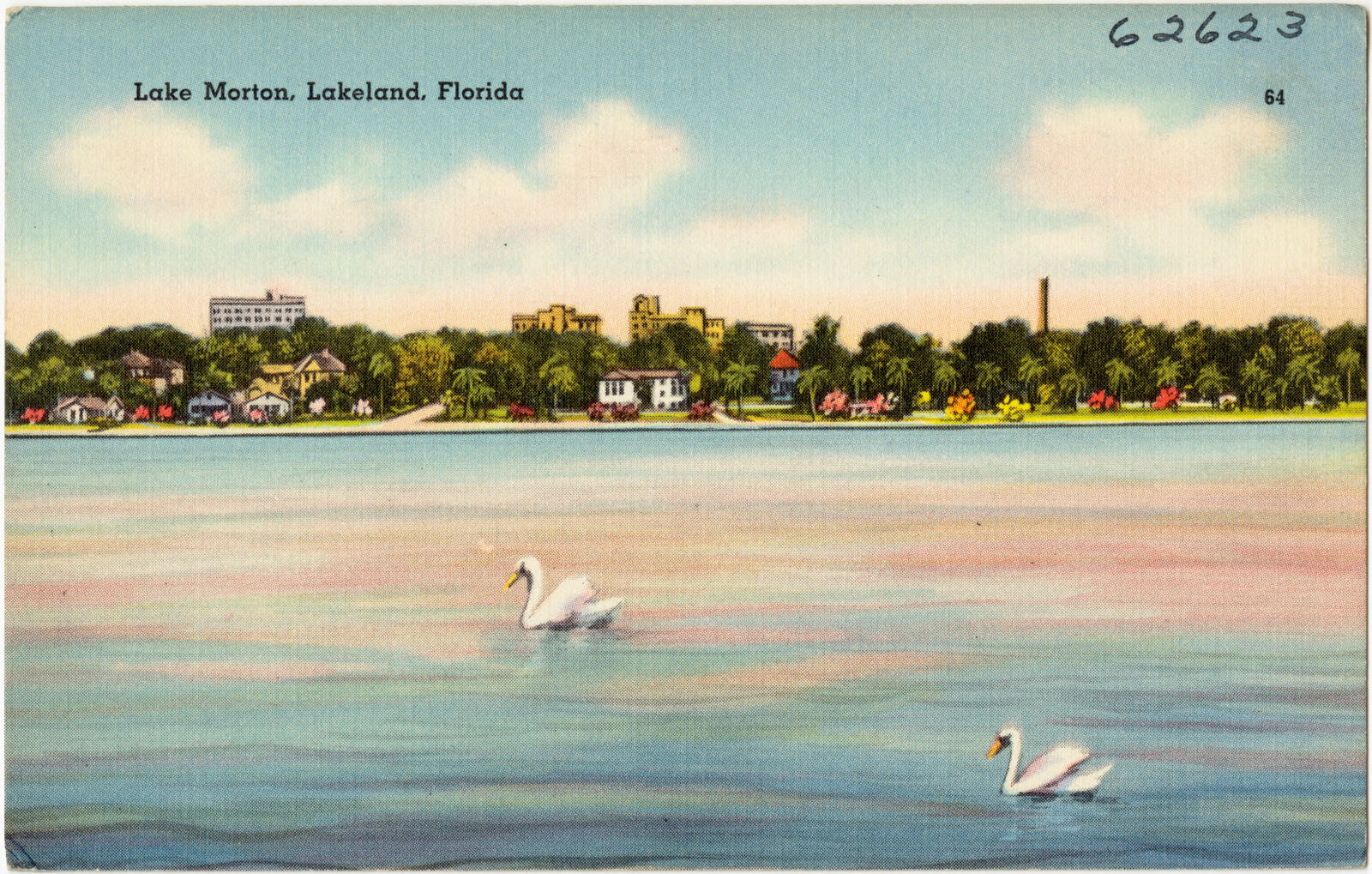 Lake Morton, Lakeland, Florida, Boston Public Library - undated