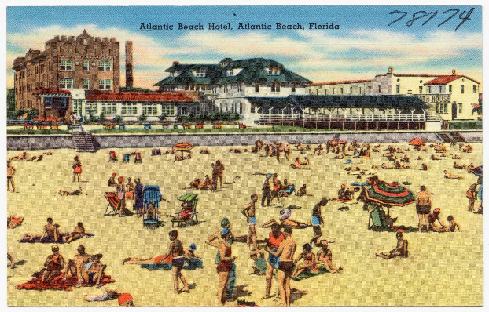 Atlantic Beach Hotel, Atlantic Beach, Florida, Boston Public Library - undated