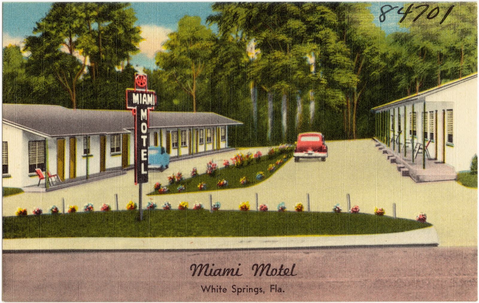 Miami Motel, White Springs, Florida, Boston Public Library - undated