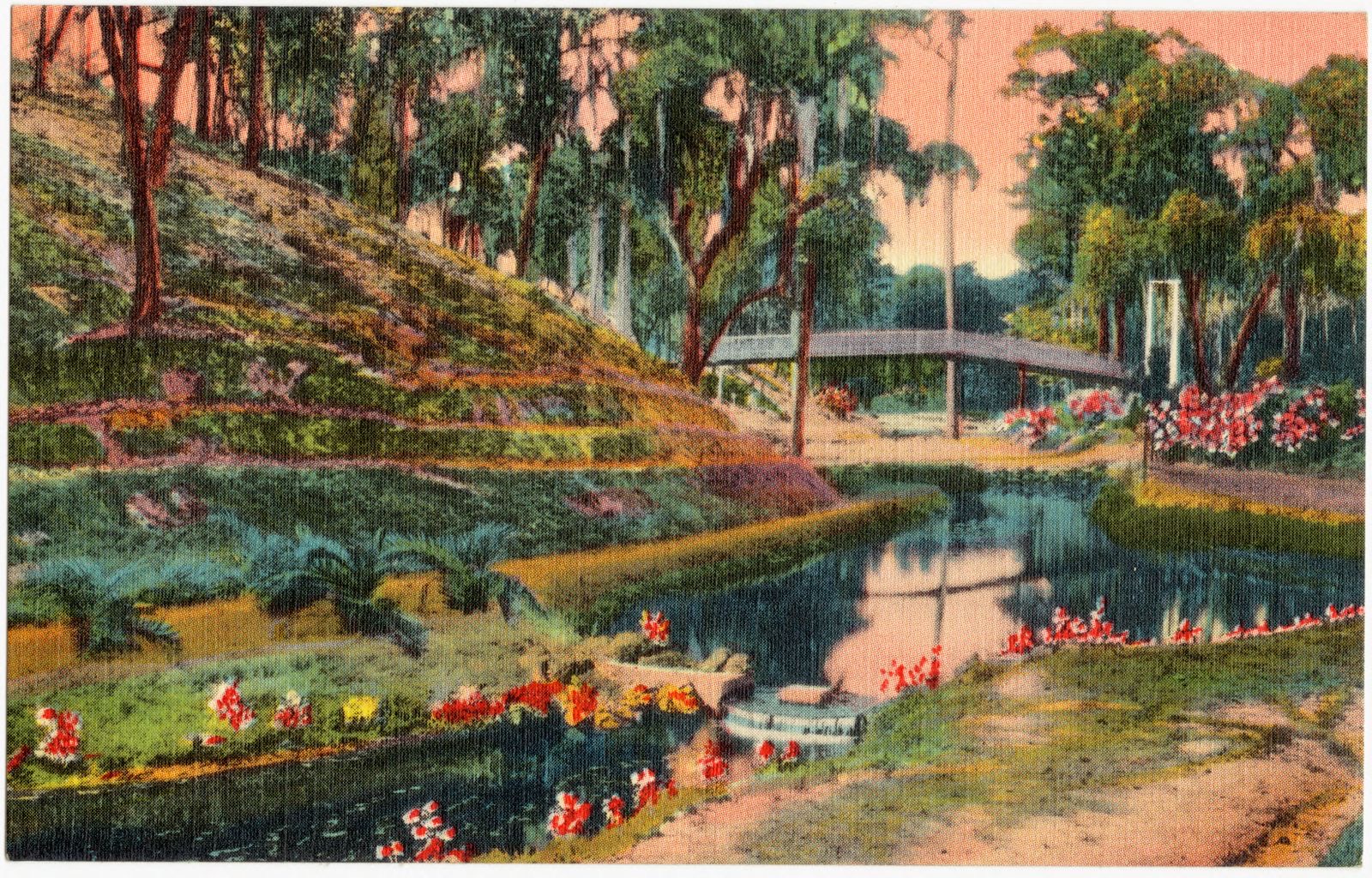 Ravine Gardens, Palatka, Florida, Boston Public Library - undated