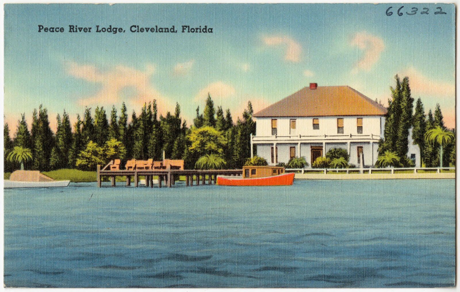 Peace River Lodge, Cleveland, Florida, Boston Public Library - undated