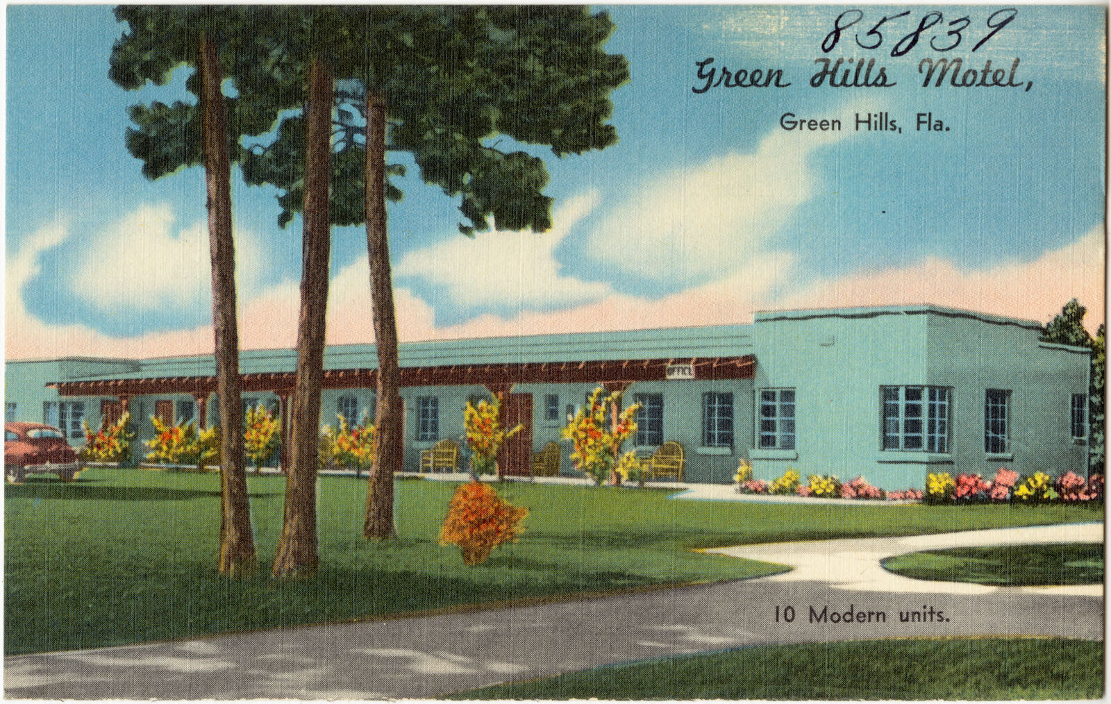 Green Hills Motel, Green Hills, Fla., Boston Public Library - undated